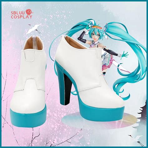 Sbluucosplay Racing Miku Hatsune Miku Cosplay Shoes Custom Made Boots