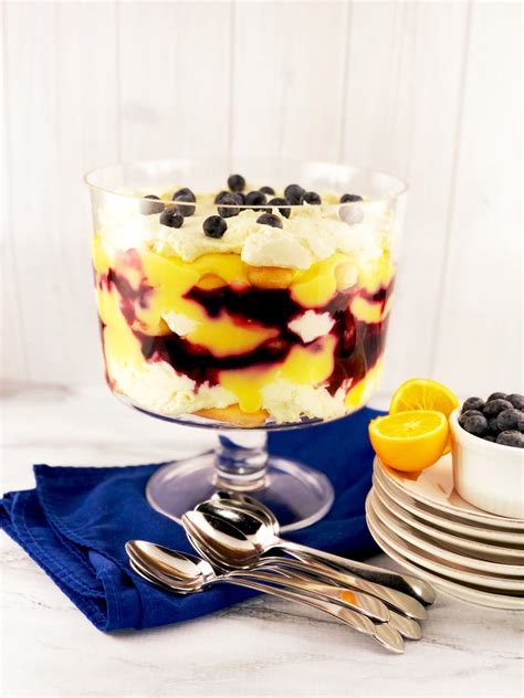 Meyer Lemon Blueberry Trifle Hummingbird Thyme