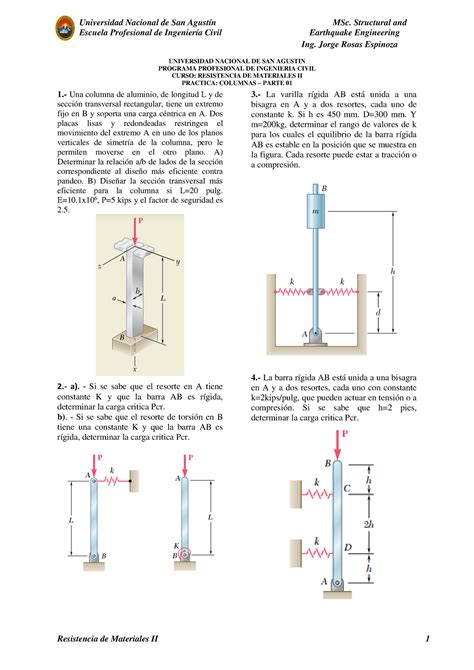 Practica 04 Resistencia 2 2do Sem Unsa 2020 Columnas Parte 1 Universidad Nacional De San