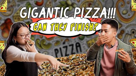 Largest Pizza Eating Challenge YouTube