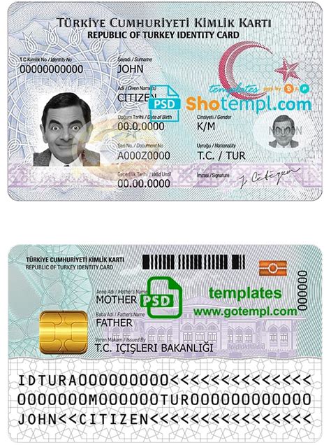 Pin On Id Card Templates