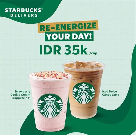 Promo STARBUCKS Nikmati Minuman Favorit Cuma 35 Ribu