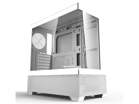 Darkflash Ds Air Tempered Glass Atx Gaming Case White Fast