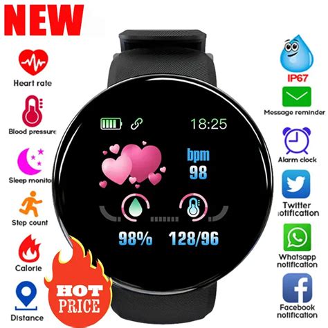 Smart Watch M Ski Smartwatch Z Wodoodpornym Zegarkiem Damski Tracker Do