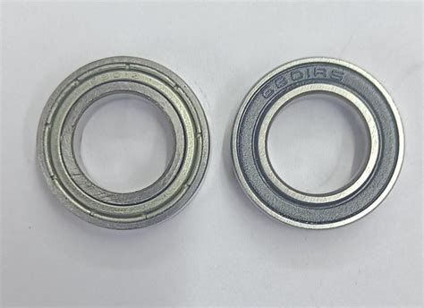 Chrome Steel 6801 2RS ZZ Radial Deep Groove Ball Bearing For