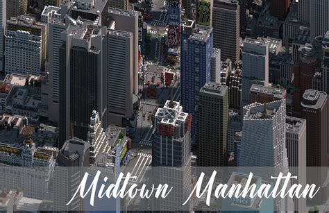 Midtown Manhattan New York City Mb Minecraft