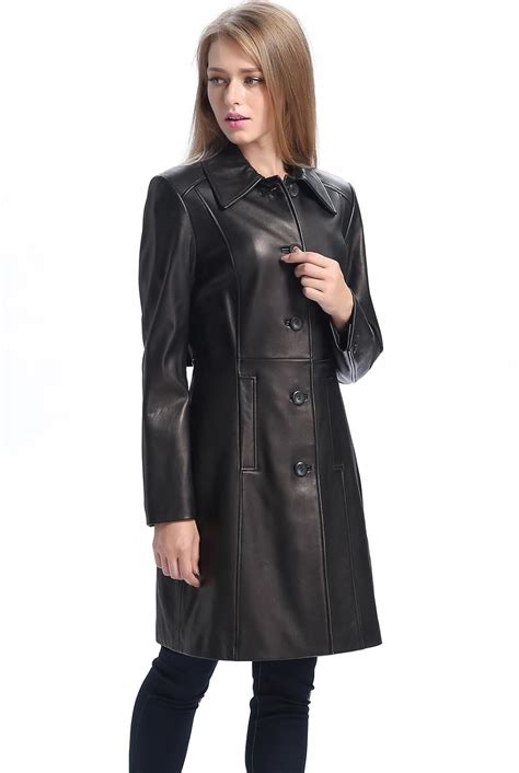 Leather Coat Womens Coat Nj