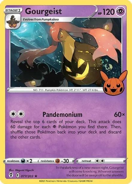 Gourgeist Holo 77 Prices Pokemon Trick Or Trade 2022 Pokemon Cards