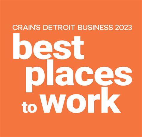 Best Places To Work By Crain S Detroit Business 2023 Construction News