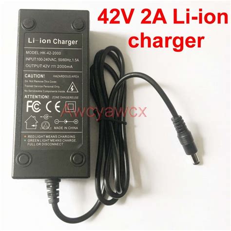 36v Charger 42v 2a 2000ma Input 100 240 Vac For 10s 36v 38v 15a 2a