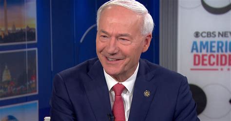 Asa Hutchinson Unpacks First 2024 Republican Presidential Debate Cbs News