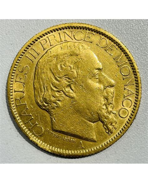 Monaco Francs Charles Iii Or