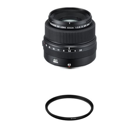 FUJIFILM GF 63mm F 2 8 R WR Lens With UV Filter Kit B H Photo