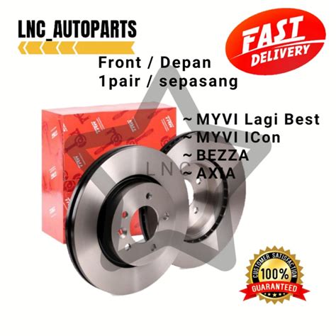 Disc Rotor Front Disc Rotor For Perodua Myvi Lagi Best Icon Bezza