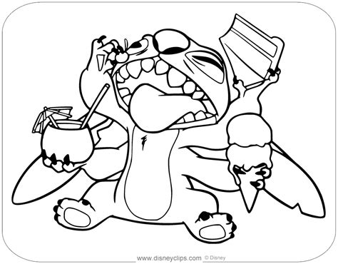 Stitch Coloring Pages Image Stitching Lilo And Stitch Colouring