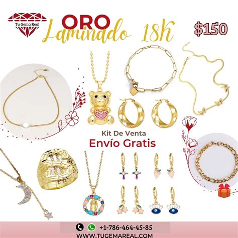 Pack Especial N01 Oro Laminado 18K Tu Gema Real