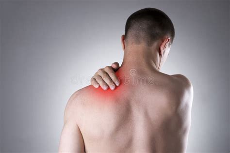 Man With Pain In Shoulder Pain In The Human Body Stock Image Image