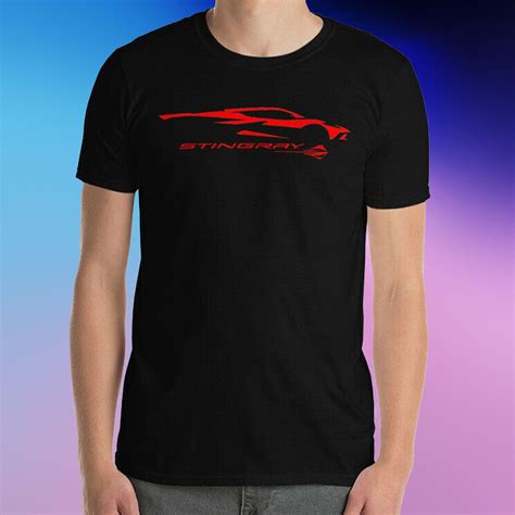 C8 2021 Stingray Red Corvette Camiseta Twin Turbo Tee Etsy