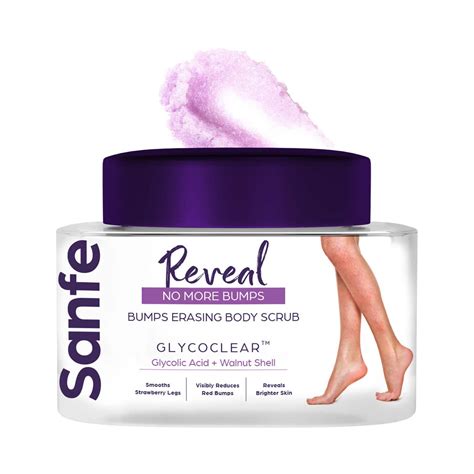 Buy Sanfe Bumps Erasing Body Scrub For Rough Bumpy Skin Tan Strawberry