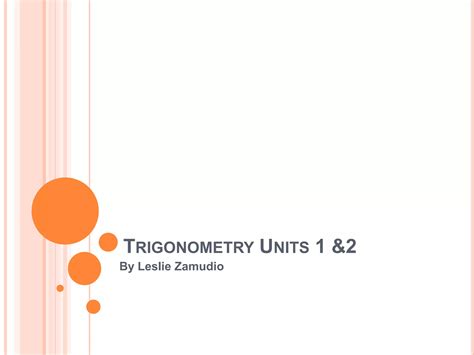 Trigonometry Ppt