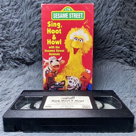 Sesame Street Sing Hoot And Howl Vhs 1991 Jim Henson Songs Rare Kids