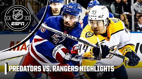 Nashville Predators Vs New York Rangers Full Game Highlights Youtube