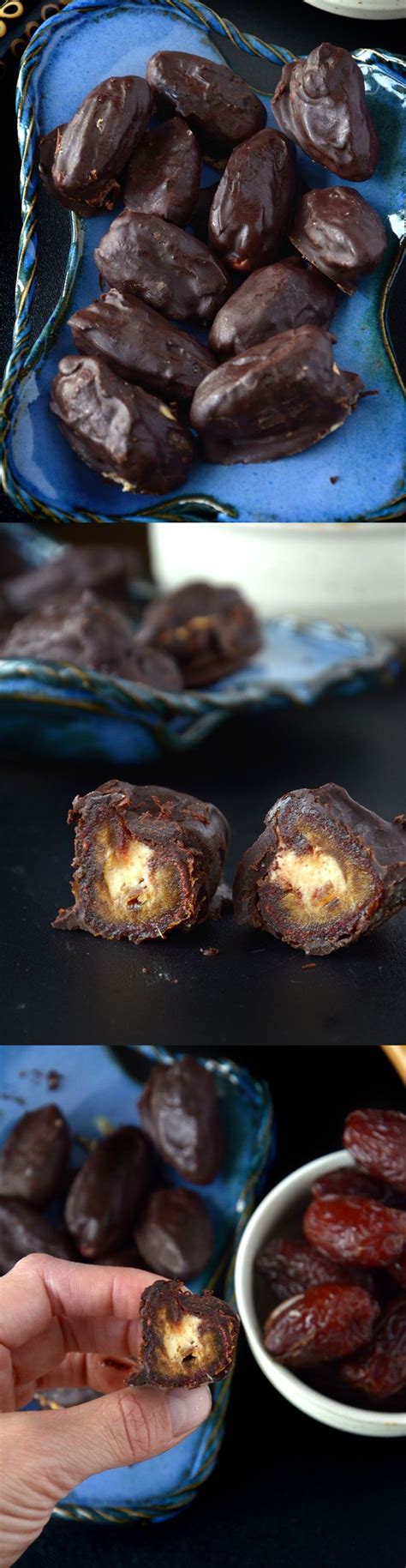 Chocolate Covered Stuffed Dates Recipe Real Food Recipes Raw