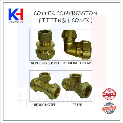 Copper Conex Compression Tube Fitting Brass Reducing Socket