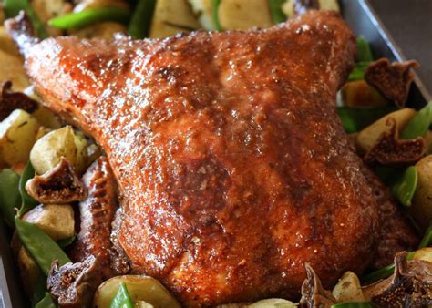 Roast Duck With Figs And Honey Canards Du Lac Brome