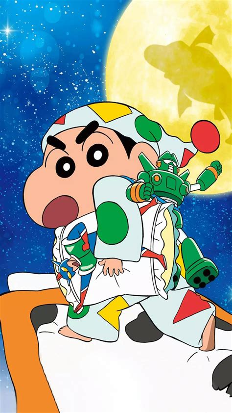 Wallpaper Iphone Beautiful Love Cute Wallpaper Shin Chan Shinchan