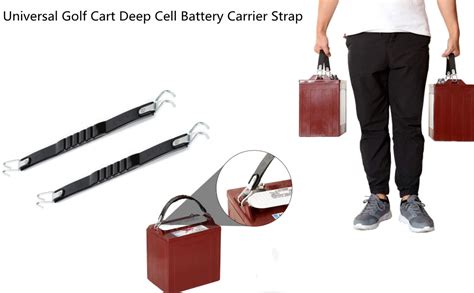 Amazon 10L0L Universal Golf Cart Deep Cell Battery Carrier Strap