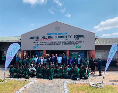 Peas Celebrates The Official Opening Of Mushili Hillside Secondary