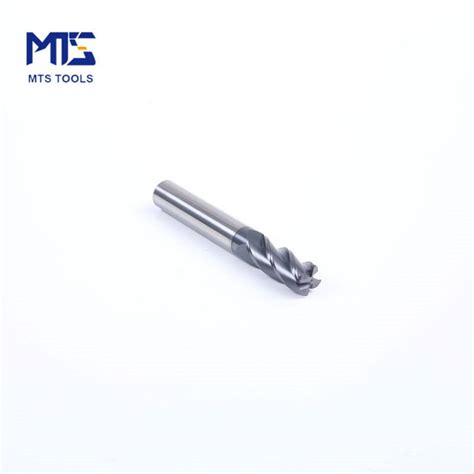 China Hrc Carbide Flute Standard Length Corner Radius End Mills