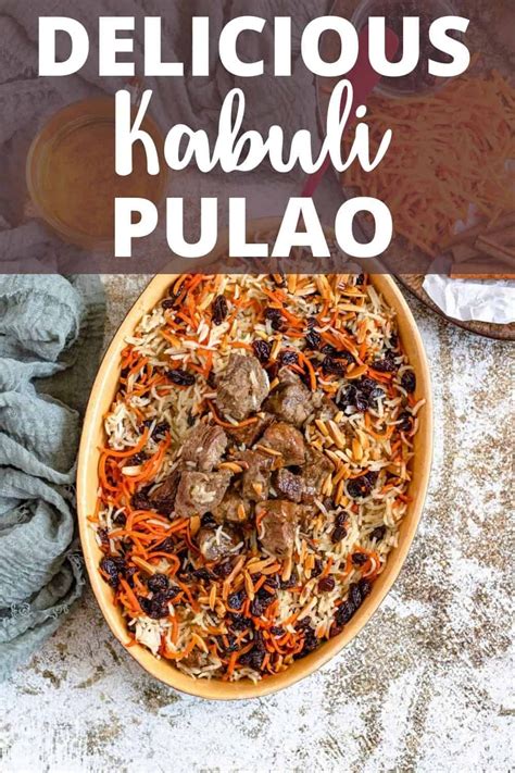 Kabuli Pulao Is An Afghan Rice Dish Made By Cooking Lamb With A