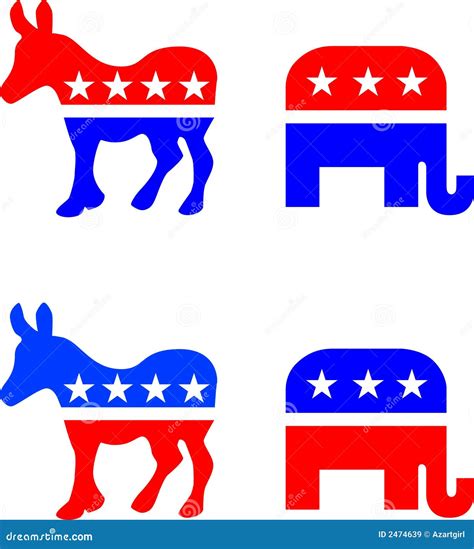 American Political Symbols editorial stock image. Illustration of ...