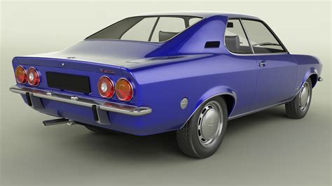 Opel Manta A Coupe Model TurboSquid 2053939