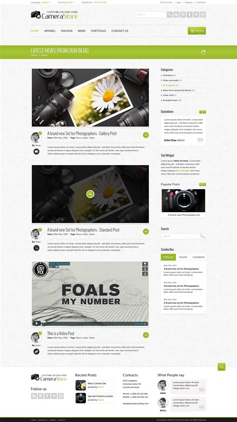 13 Blog Design Psd Images Free Photoshop Psd Templates Download