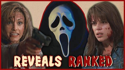 All 6 Ghostface Reveals RANKED Scream Franchise YouTube