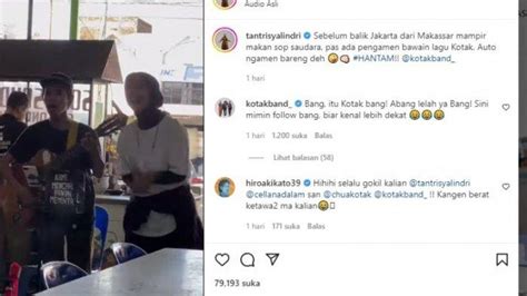 Viral Seorang Pengamen Tak Sadar Duet Dengan Tantri Kotak Nyanyikan