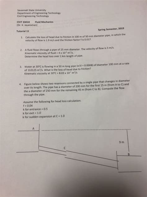 Solved Two Pipes Connect Two Reservoirs A And B Which Chegg