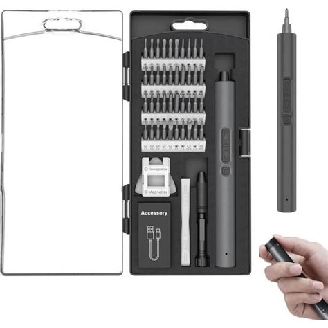 Mini Tournevis Électrique De Précision Magnétique 50 En 1 Tournevis