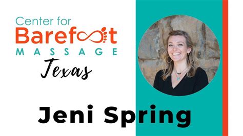 Texas Ashiatsu Barefoot Massage Classes With Jeni Spring Youtube