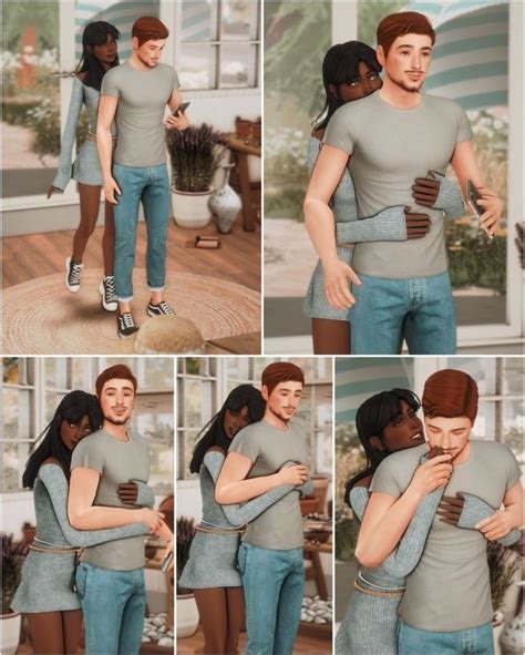 Time Together Pose Pack StarrySimsie Sims 4 Couple Poses Sims 4