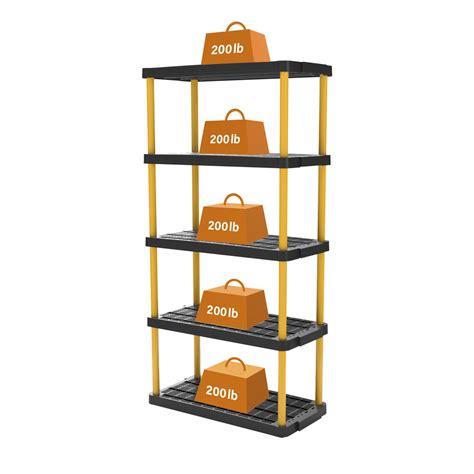 Premium 5 Shelf Heavy Duty Ventilated Maxit Premium Logo Gracious