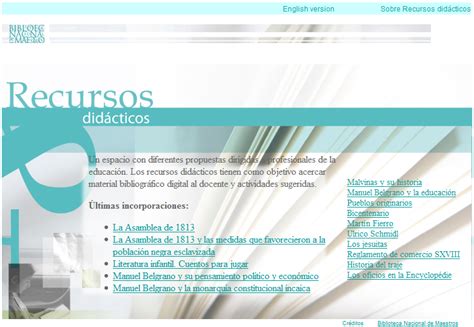 La Página De La Biblioteca Nacional Del Maestro Del Ministerio De Educación Nacional Propone