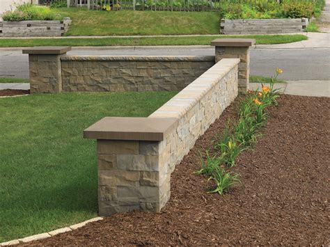 Brisa® Landscaping Retaining Walls Stone Walls Garden Front Yard Garden Design