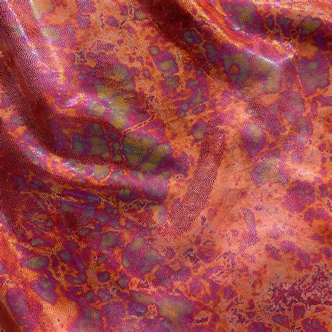 Oil Slick Tie Dye Shimmer Stretch Spandex Multi Shine Trimmings