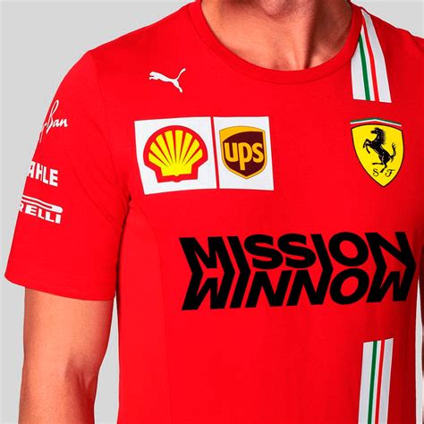 Ferrari F Team T Shirt F Mission Winnow The Gpbox