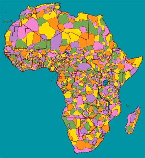 Ethnic map of Africa overlaid on current political boundaries. : r/MapPorn