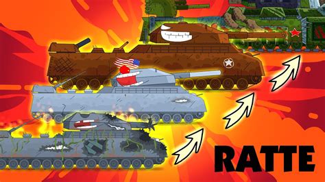 Top 10 Ratte Episodes Cartoons About Tanks Youtube